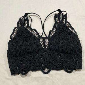 Lace Brallette , size XS, black, as shown in photos